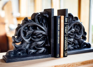 green man bookends