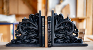 green man bookends